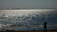 Het strand van Esbjerg, 'smiddags.